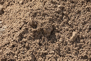 close up view of clean fill dirt