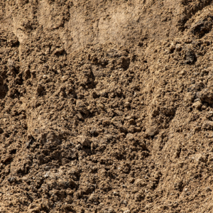 screened fill dirt close look