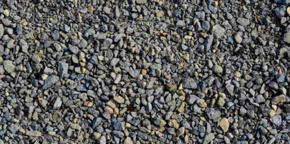 mixed small aggregate mostly gray or grey color