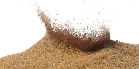 golf ball explode from sand bunker