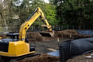 new home construction in residential neighborhood re-development