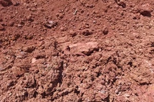 red soil ready for planting, photos of filled soil, soil texture