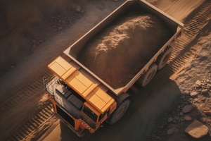 Transportation of Fill Dirt in Dump Truck