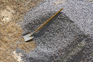 gravel pile delivered from Florida aggregate supplier