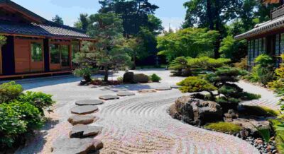 White Sand Used for Landscaping Outside the Homes